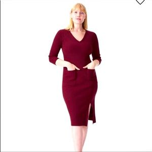 Rita ribbed sweater dress